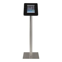 Tablet floor stand Meglio black cassette 9-11 inch with stainless steel base