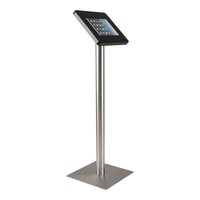 Tablet floor stand Meglio black cassette 9-11 inch with stainless steel base
