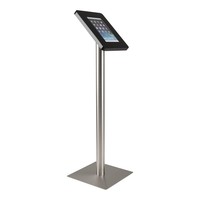 Tablet floor stand Meglio black cassette 9-11 inch with stainless steel base