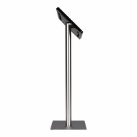 Floor stand Meglio black cassette 12-13 inch with stainless steel base