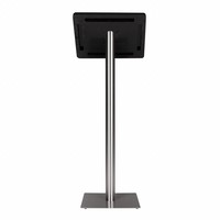 Floor stand Meglio black cassette 12-13 inch with stainless steel base