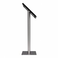Floor stand Meglio black cassette 12-13 inch with stainless steel base