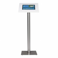Floor stand Meglio white cassette 12-13 inch with stainless steel base