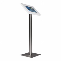 Floor stand Meglio white cassette 12-13 inch with stainless steel base