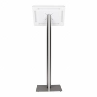 Floor stand Meglio white cassette 12-13 inch with stainless steel base