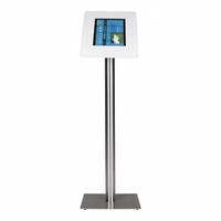 Floor stand Meglio white cassette 12-13 inch with stainless steel base
