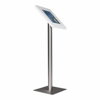 Floor stand Meglio white cassette 12-13 inch with stainless steel base