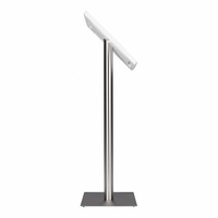 Floor stand Meglio white cassette 12-13 inch with stainless steel base