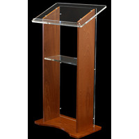 Esmeralda - Wanted wooden/acrylic lectern, Walnut, ash, oak colors