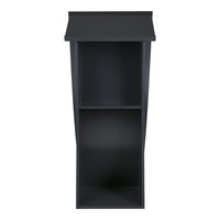 Neptune graphite - Lectern with curved frontpanel