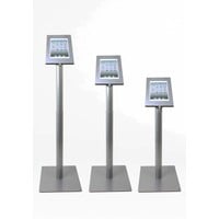 Height adjustable Floor stand Securo for tablets 9-11", black, white, grey