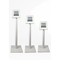 Height adjustable Floor stand Securo for tablets 9-11", black, white, grey
