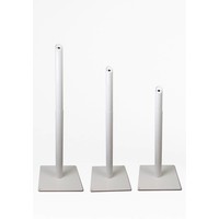 Height adjustable Floor stand Securo for tablets 9-11", black, white, grey