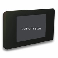 Flat wall stand for iPad Mini, iPad 9.7, iPad 10.5, iPad Pro 12.9, black, Piatto