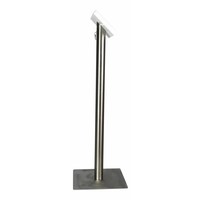 iPad iPad 10.5" Floor stand Fino - black or white cassette with stainless steel base, met lock included