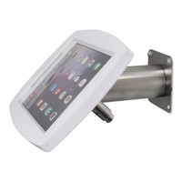 Lusso, Desk and wall stand for iPad 10.5" black or white casing with stainless steel base, lock included