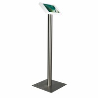 iPad iPad 10.5" Floor stand Fino - black or white cassette with stainless steel base, met lock included