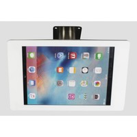 iPad Pro 12.9" wall or desk mount Fino white with stainless steel base