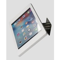 iPad Pro 12.9" wall or desk mount Fino white with stainless steel base