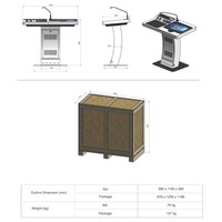 Pulpit, podium, digital, tribune, touch screen, Cambridge