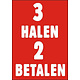 3 halen 2 betalen
