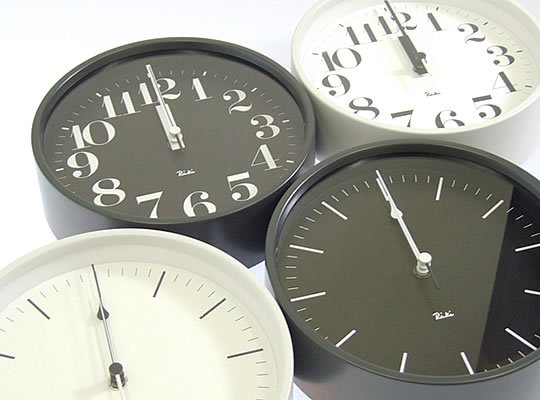 Verschillende soorten wandklokken
