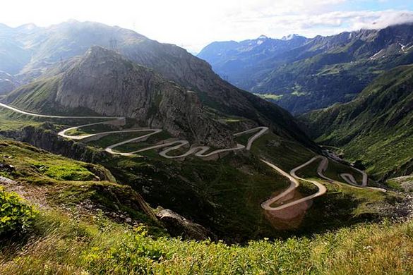 Gotthard pas Zwitserland