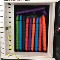 thumb-U-10, Cube voor 10 iPads en tablets met cijferslot, werkbladbracket, uitneembare laden-5