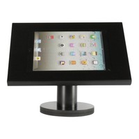 iPad 9.7/10.5 tafelstandaard, zwart voor Air, iPad 2017 en Pro 10,5-inch; Securo voor 9 tot 11 inch tablets; diefstalbestendige behuizing en voet van zwart gecoat staal