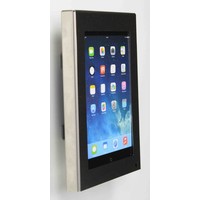 iPad mini wandhouder, vlak tegen muur montage; Securo 7 tot 8 inch tablets, RVS/staal