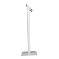 iPad standaard wit voor iPad Mini,2/3/4; Meglio voor 7 tot 8 inch tablets, acrylaat cassette op wit gecoate stabiele voet