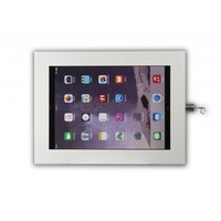 iPad 12,9 inch wandhouder, vlak tegen muur montage; Securo 12-13 inch, wit