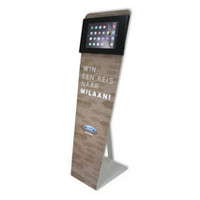 Vloerstandaard, voor Apple Pro 9.7/ iPad Air; Kiosk, wit, 9 tot 11 inch tablets