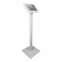 iPad 2017, iPad Air, Air 2/ iPad Pro 9.7-inch, stijlvolle stabiele vloerstandaard Lusso, inclusief slot, wit