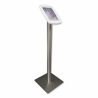 Vloerstandaard voor iPad 2017, iPad Air, iPad Pro 9.7-inch, Lusso, wit/RVS