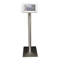 Vloerstandaard voor iPad 2017, iPad Air, iPad Pro 9.7-inch, Lusso, wit/RVS