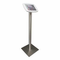 Vloerstandaard voor iPad 2017, iPad Air, iPad Pro 9.7-inch, Lusso, wit/RVS