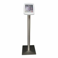 Vloerstandaard voor iPad 2017, iPad Air, iPad Pro 9.7-inch, Lusso, wit/RVS