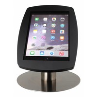 iPad 2017, iPad Air, Air 2/ iPad Pro 9.7-inch, stijlvolle stabiele tafelstandaard Lusso, inclusief slot, zwart/RVS