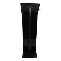 Display plaat in wit of zwart, met optioneel bedrukking. Geschikt voor alle vloerstandaarden Lusso, Fino, Meglio en Securo