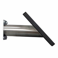 iPad Pro 10.5-inch, iPadhouder wand/tafelmontage Lusso, inclusief slot, zwart/RVS