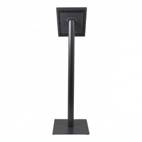 iPad 12.9 vloerstandaard Securo voor 12 tot 13 inch tablets; diefstalbestendige behuizing en voet van grijs gecoat staal