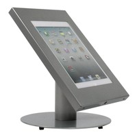 iPad 9.7/10.5 tafelstandaard, grijs voor Air, iPad 2017 en Pro 10,5-inch; Securo voor 9 tot 11 inch tablets; diefstalbestendige behuizing en voet van grijs gecoat staal