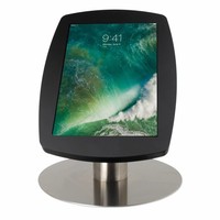iPad Pro 10.5-inch, stijlvolle stabiele tafelstandaard, Lusso, inclusief slot, zwart/RVS