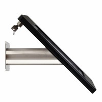 10.5-inch Pro iPadhouder, Fino, zwart-rvs, voor montage op tafel of aan wand, inclusief slot