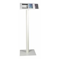 iPad vloerstandaard met powerbank compartiment, iPad Pro 9.7/ iPad Air; Fino, inclusief slot, zwart