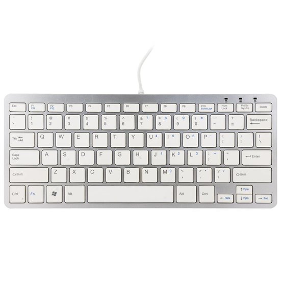 Ergo Compact Wit Ergonomisch Toetsenbord