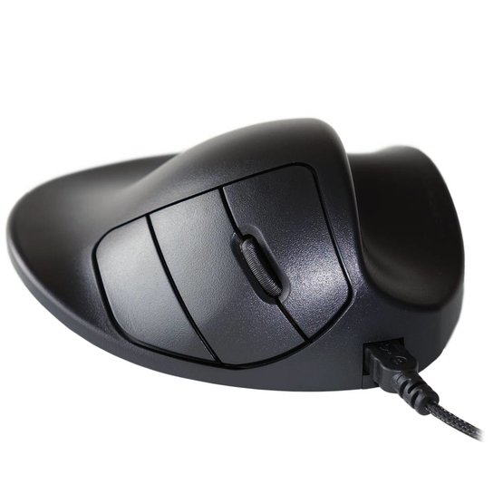Handshoemouse bedrade rechtshandige ergonomische muis