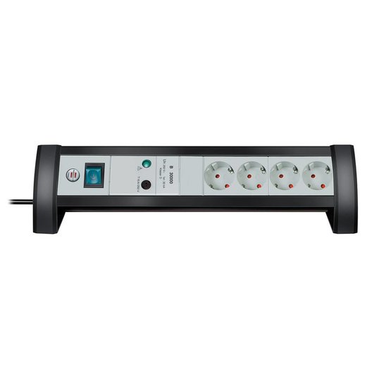 Brennenstuhl Premium Desk 4 stekkerdoos met overspanningsbeveiliging