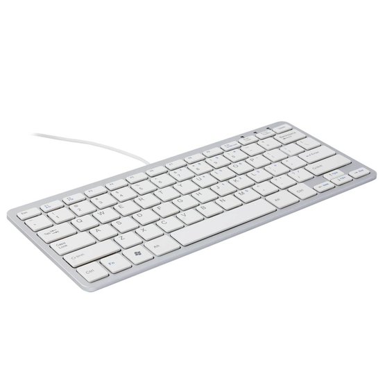 Ergo Compact Wit Ergonomisch Toetsenbord Azerty BE